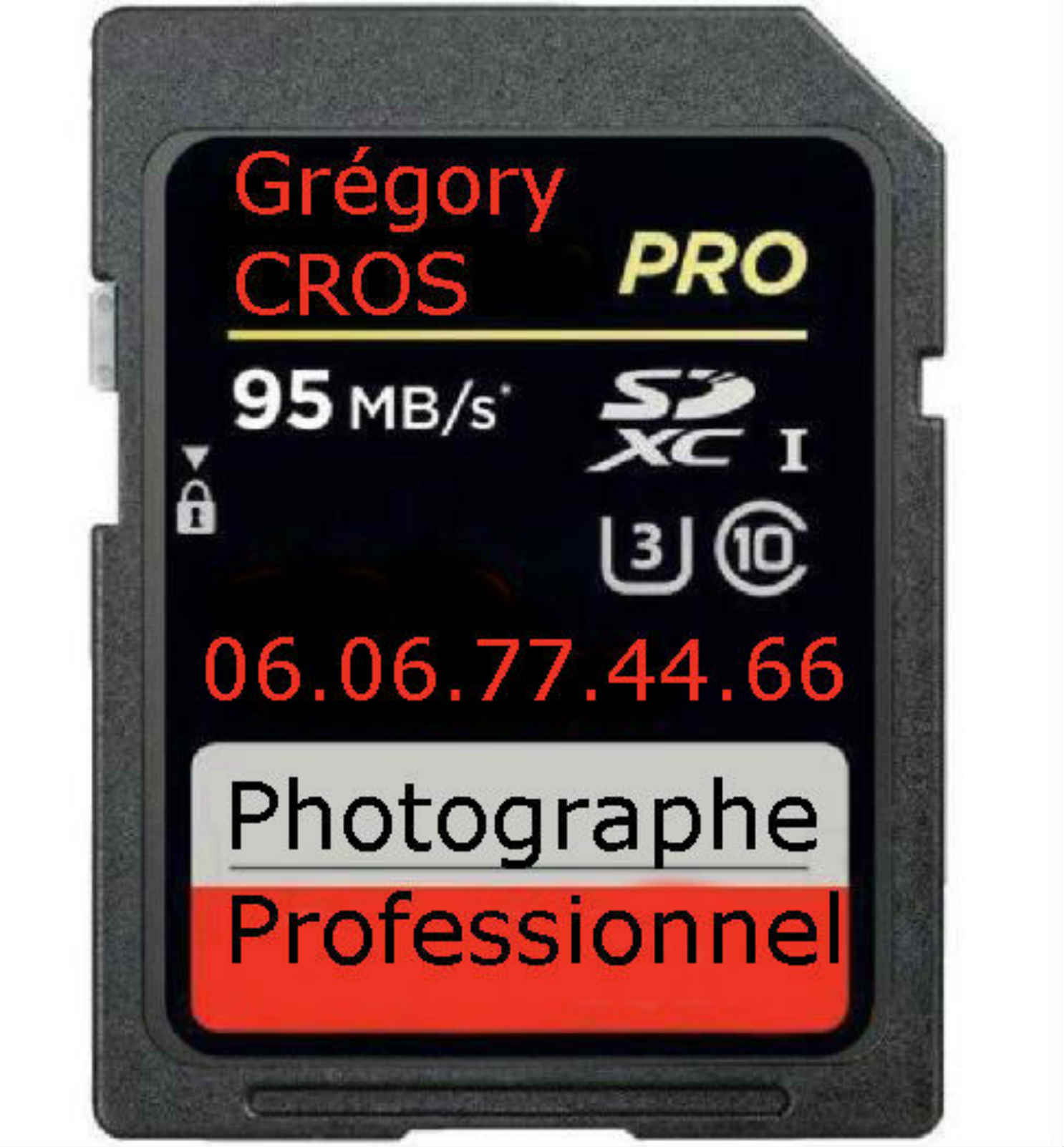 carte memoire Gregory Cros